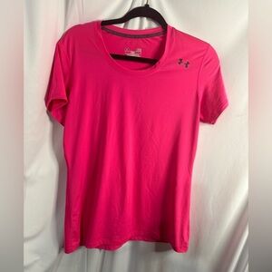 Under Armour Women's Bright Pink Short Sleeve Tee